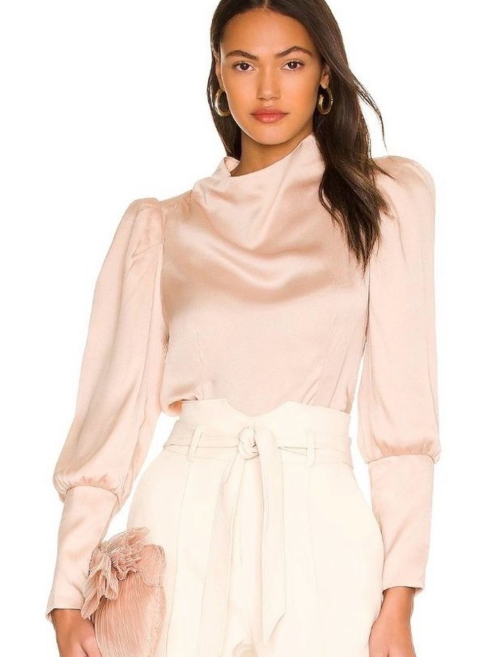 Astr the Label Valencia Top Blush Women's Size Medium